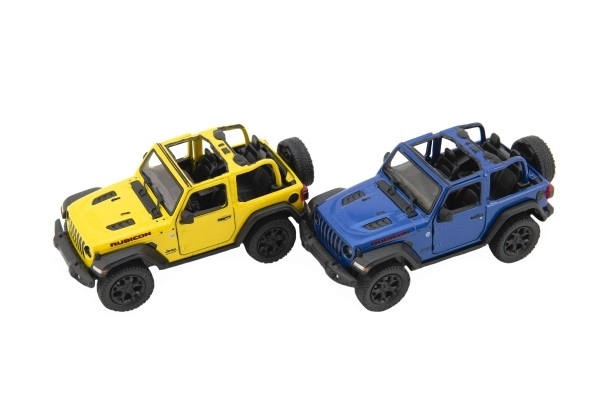 Metalowy model Jeep Wrangler 2018 z otwartym dachem