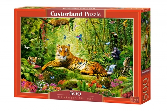 Puzzle 500 Elementów Jego Wysokość Tygrys