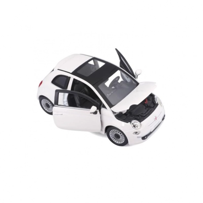 Bburago 1:24 Fiat 500 (2007) Biały