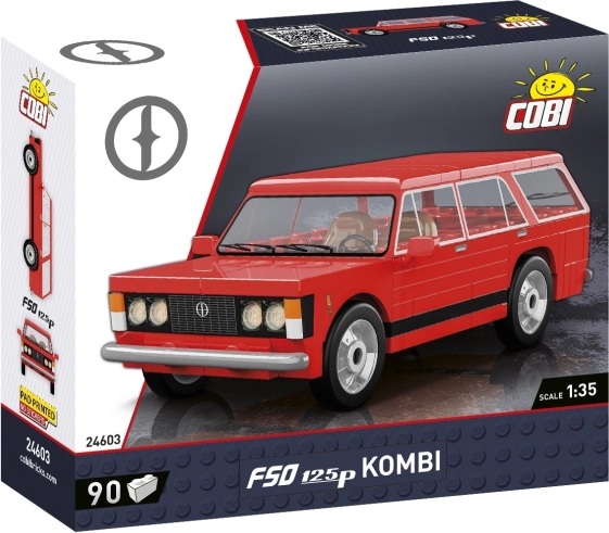 konstrukcyjna zestaw klocków fso 125p kombi 1:35 – 90 elementów
