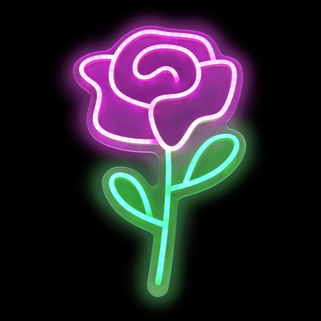 LED neonowa lampka Róża 2Kids Toys