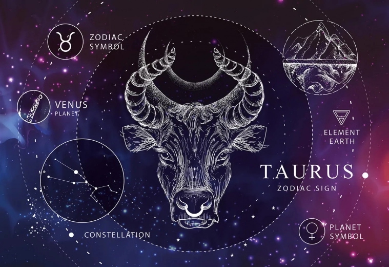Puzzle Zodiak Byk 250 elementów