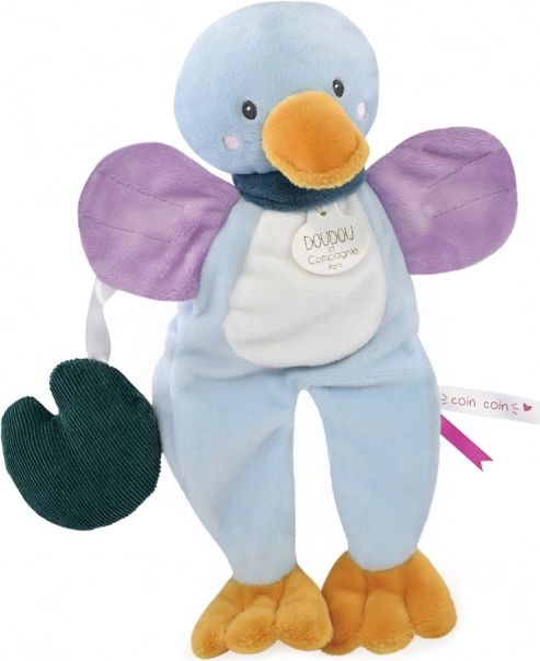 Zestaw prezentowy Doudou – pluszowa kaczuszka z liściem nenufaru