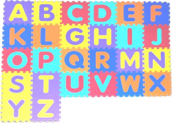Alltoys piankowe puzzle – litery 30 × 30 cm
