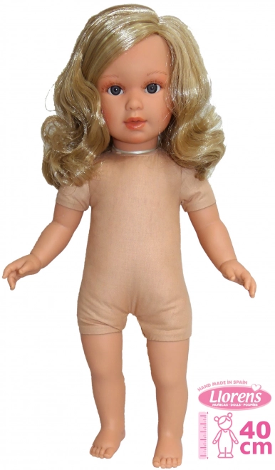 Realistyczna lalka Lucia 40 cm z miękkim materiałowym ciałem