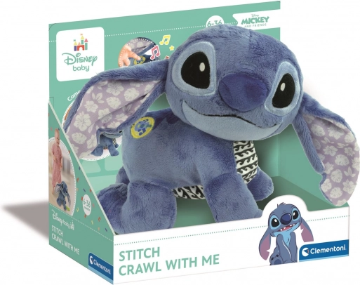 Interaktywna pluszowa zabawka DISNEY BABY Stitch od Clementoni