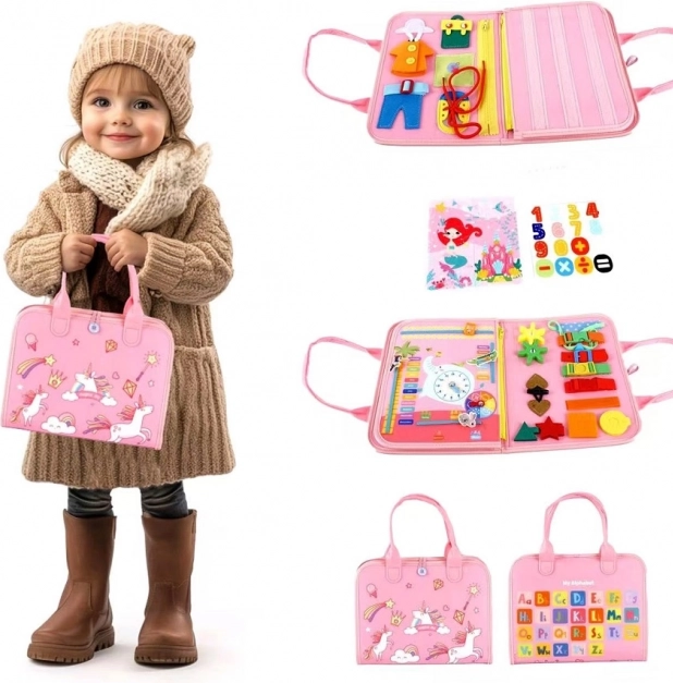 Sensoryczna busy book Jednorożec 1 od 2Kids Toys
