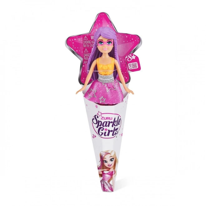 Panenka Sparklez Girlz mniejsza w rożku