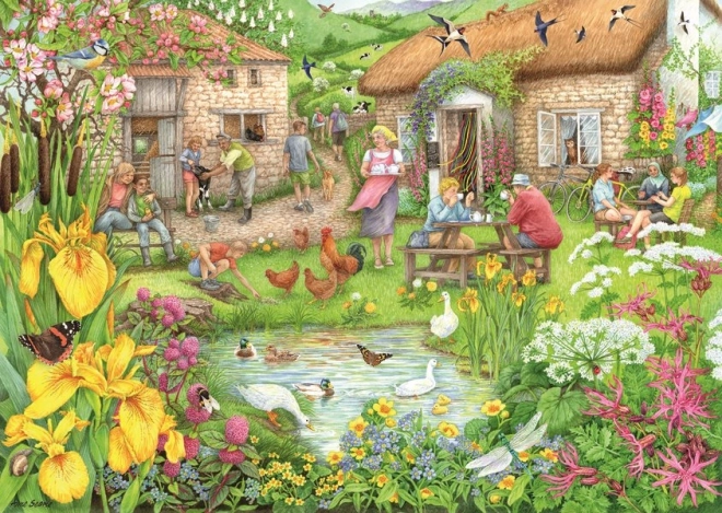 Puzzle Farma Kawiarnia w Dolinie od Ravensburger