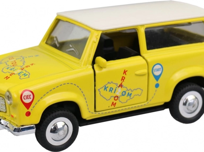 Metalowy model samochodu Trabant kombi 12 cm