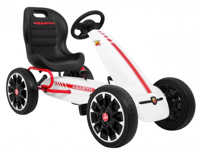 Gokart na pedały ABARTH biały