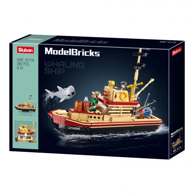 Sluban ModelBricks M38-B1118 Łódź rybacka Catherine