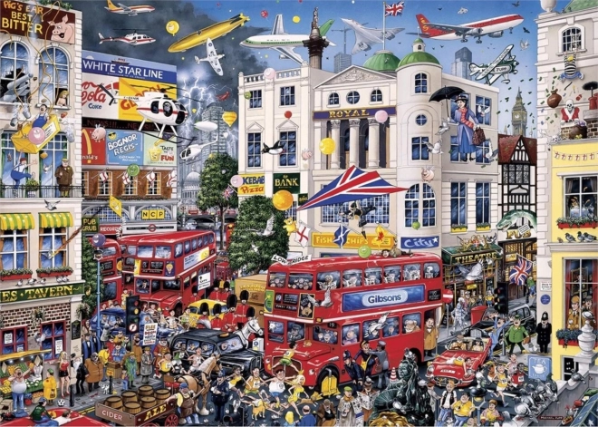 GIBSONS Puzzle Kocham Londyn 1000 elementów