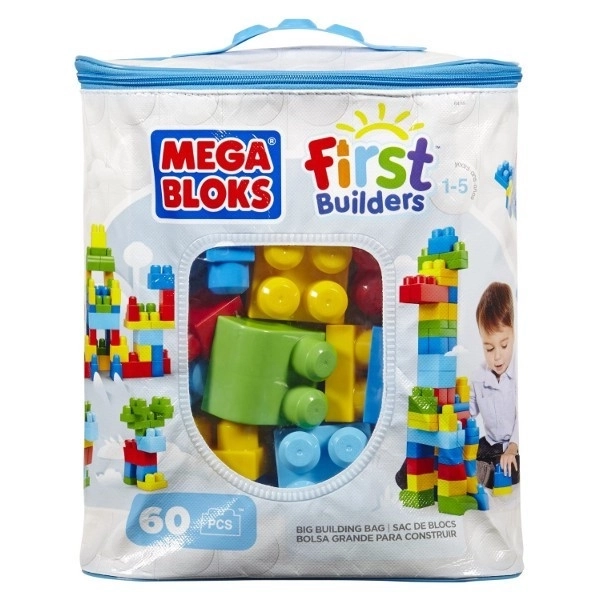 Mega Bloks First Builders Klocki w plastikowej torbie 60 szt.