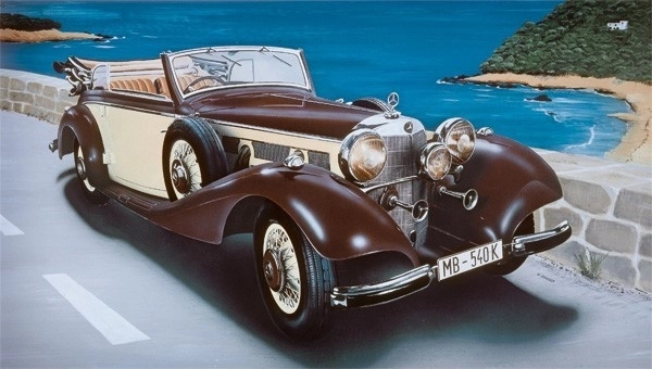 Model samochodu Mercedes-Benz 540K od Italeri