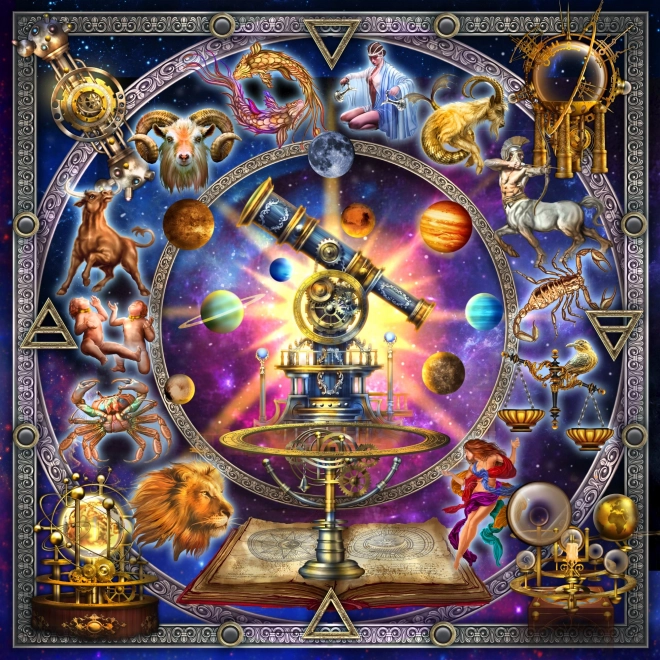 BLUEBIRD kwadratowe puzzle konstelacje – 1000 elementów