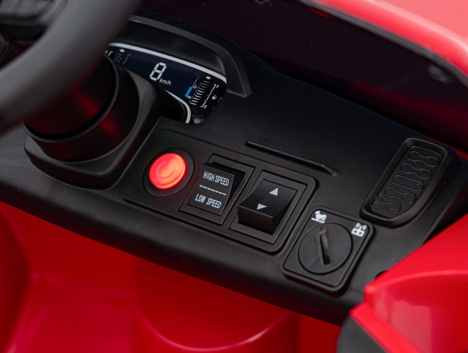 Dziecięcy elektryczny samochodzik Ford Ranger czerwony