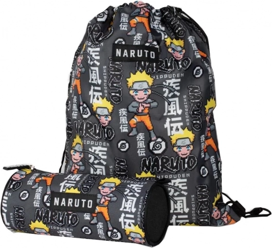 Zestaw Naruto z workiem i piórnikiem
