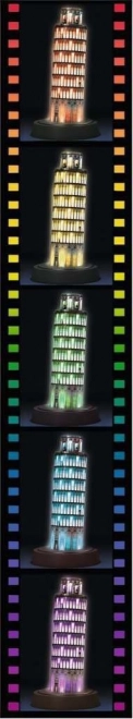 RAVENSBURGER Świecąca 3D układanka Nocna edycja Krzywa Wieża w Pizie 216 elementów