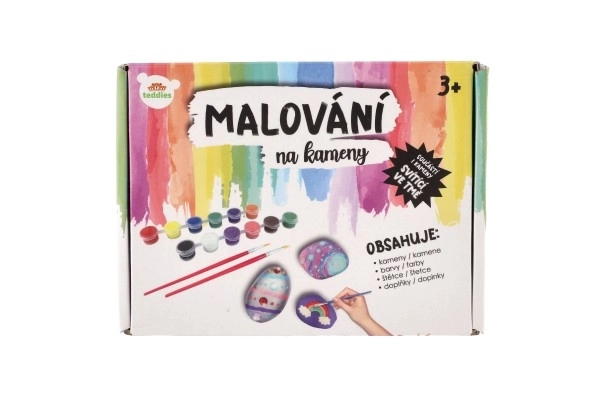 Malowanie na kamieniach świecących w ciemności