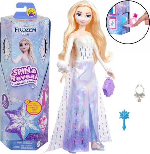 Disney Frozen Spin & Reveal – lalka Elsa z niespodzianką