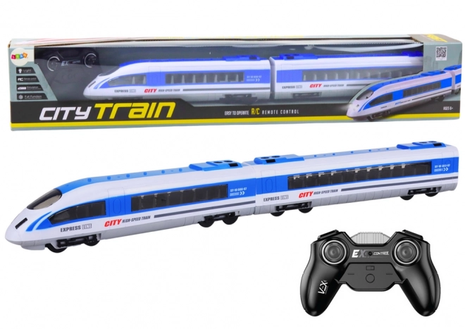 Zdalnie sterowany pociąg RC światła białe 65 cm