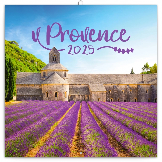 NOTIQUE Kalendarz Notatkowy Provence 2025, pachnący, 30 x 30 cm