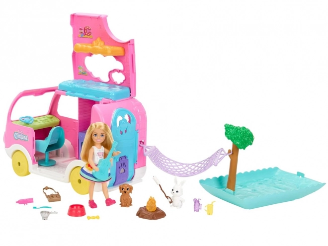 Barbie Chelsea kamping zestaw