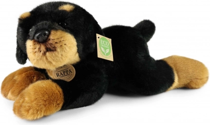 pluszowy pies rottweiler leżący 30 cm eco-friendly