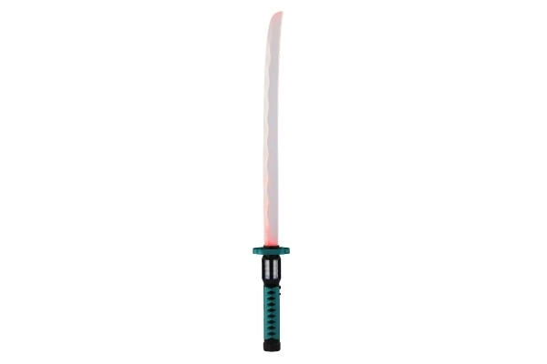 Świecący plastikowy miecz samurajski 73 cm