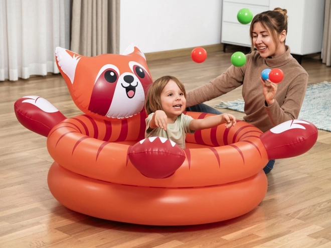 Suchy basen czerwona panda z piłeczkami od Bestway