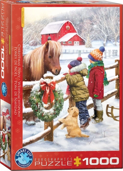 Puzzle Świąteczny kucyk 1000 elementów od Eurographics
