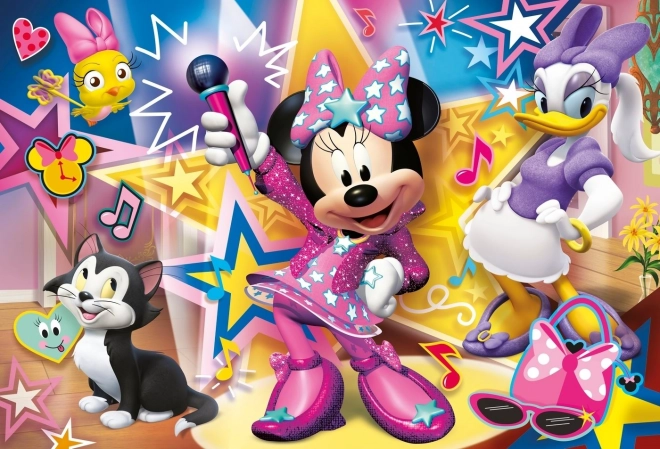 Puzzle 60 elementów MAXI Minnie Szczęśliwi Pomocnicy