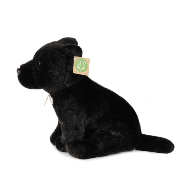 Pluszowy pies Staffordshire Bull Terrier 30 cm czarny ECO-FRIENDLY