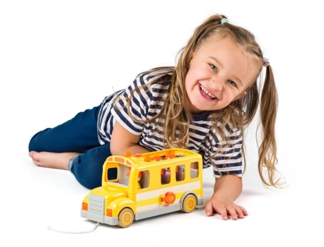 Wesoły autobus szkolny ze światłami i dźwiękami Woody