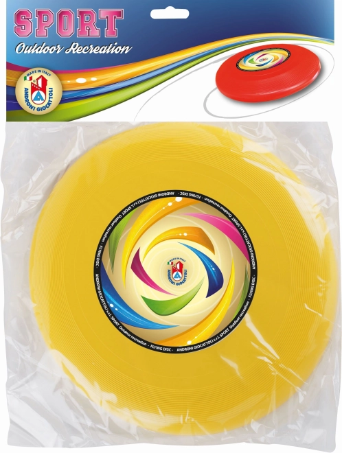 Androni Dysk do rzucania - średnica 23 cm, żółty