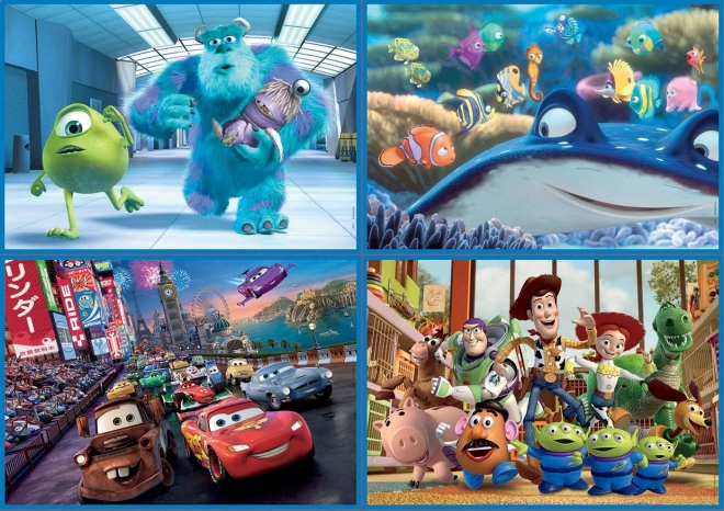 EDUCA Puzzle Disney Pixar Mix 4w1 (50,80,100,150 elementów)
