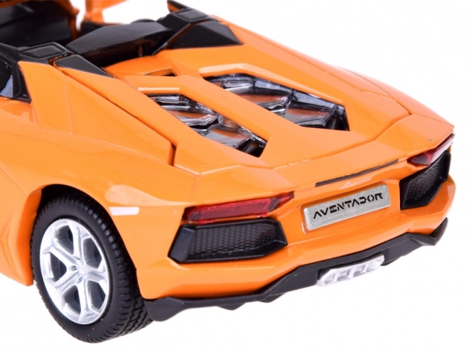 Metalowy model samochodu Lamborghini Aventador Roadster 1:32 interaktywny
