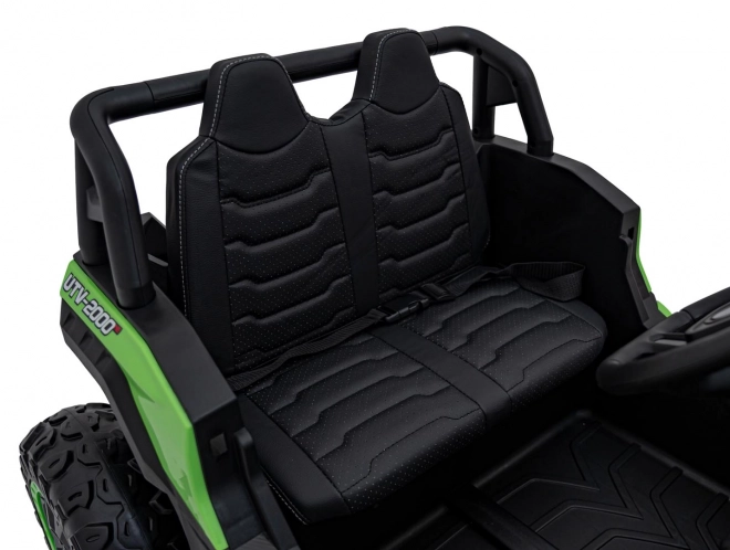 Dziecięce elektryczne auto Buggy UTV 2000M Racing Zielone