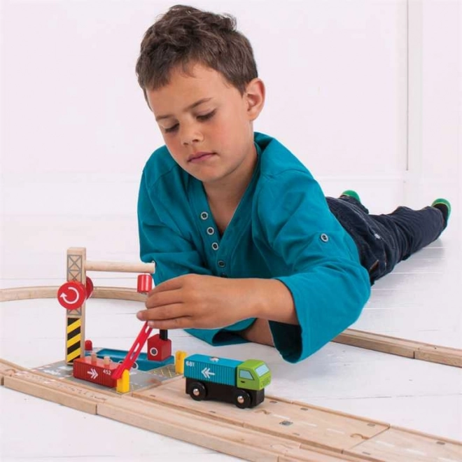 Bigjigs Rail Terminal Kontenerowy