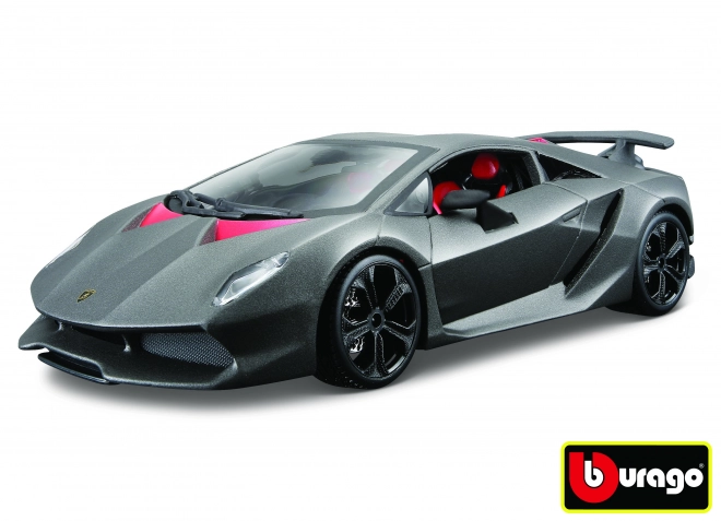 Bburago 1:24 Lamborghini Sesto Elemento Metaliczny Szary 18-21061