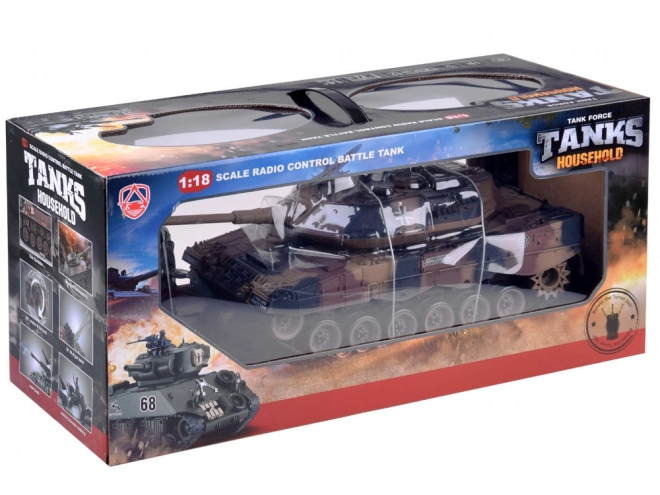 Duży zdalnie sterowany czołg LEOPARD RC0106