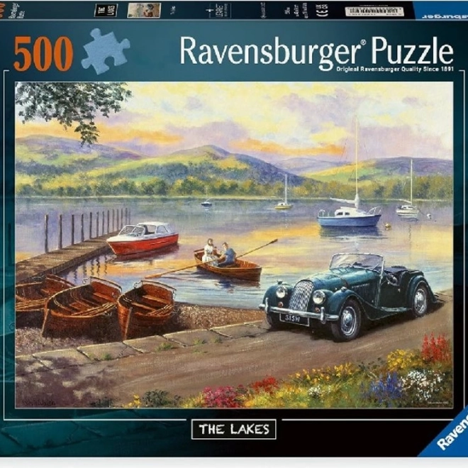 Puzzle Odkrywanie Piękna Jezior 500 Elementów