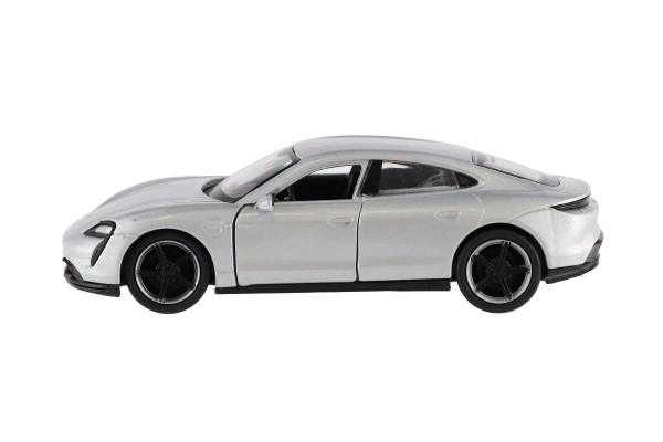 Auto Welly Porsche Taycan Turbo S metalowy/plastikowy 12cm 4 kolory na wyciąganym napędzie 12szt w pudełku