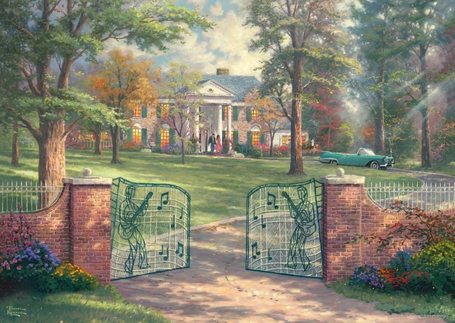 SCHMIDT Puzzle Graceland: Pięćdziesiąta rocznica 1000 elementów