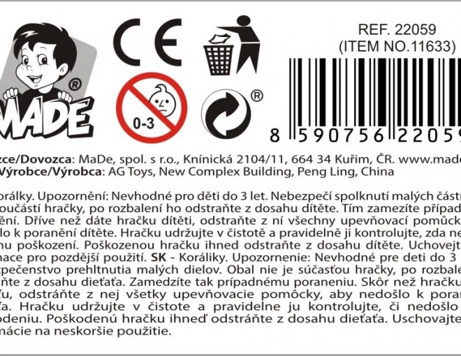 Pudełko z koralikami dla dziewczynek