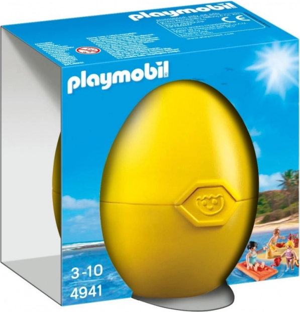Playmobil jajko Summer Fun – zabawa na plaży i skarbonka
