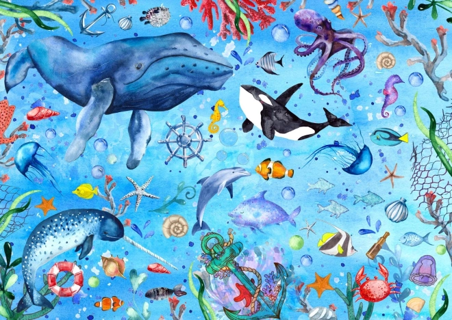 Puzzle Głębokie Błękitne Morze 1000 elementów ENJOY