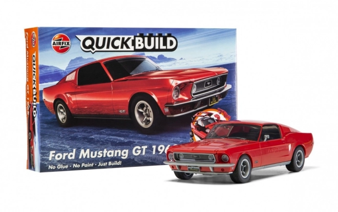 Szybki do złożenia plastikowy model Ford Mustang GT 1968