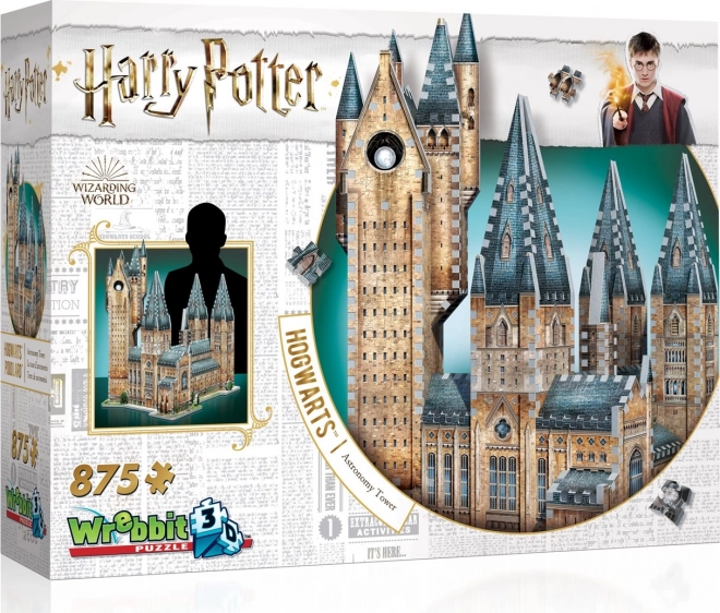 WREBBIT 3D puzzle Harry Potter: Hogwart, Wieża Astronomiczna 875 elementów